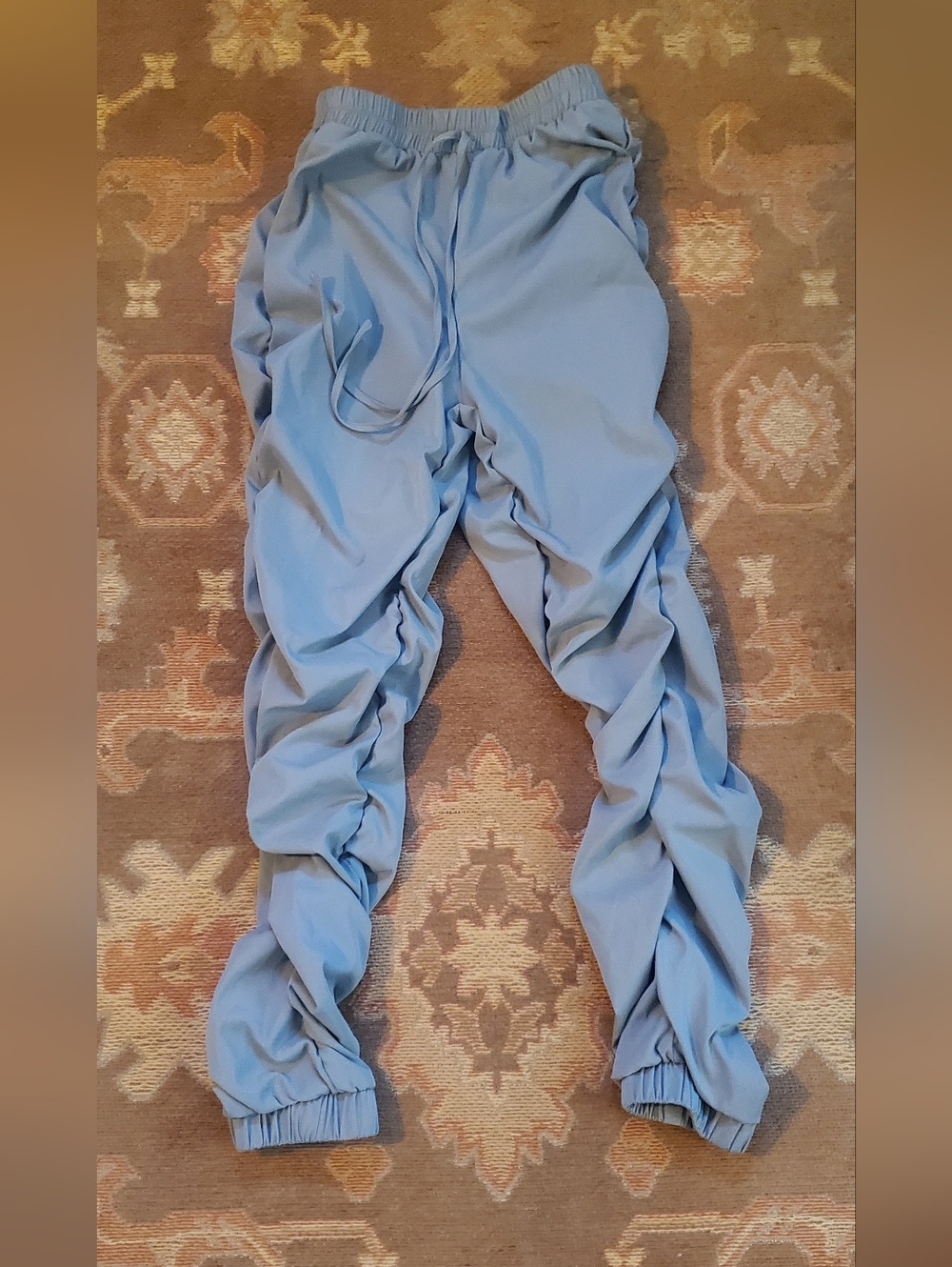 Ruched Drawstring Jogger Pants